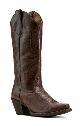 Ariat Round Up Collins Western Boot in Dark Red at Nordstrom, Size 8.5