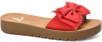 Corkys Footwear Womens Spray Tan Sandal In Red