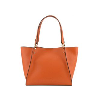 Pourchet Tassen, Dames, Oranje, ONE Size, Leer, Small Bag