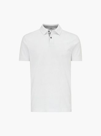 Gentiluomo 2-Button Polo | Wit