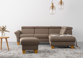 HOME AFFAIRE Ecksofa »Lindgren L-Form« wahlweise mit TV-Funktion, Stauraum und Kopfteilverstellung