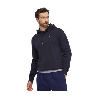 Napapijri Hoodies & sweatvesten, Heren, Zwart, M, Katoen, Balis Hoodie