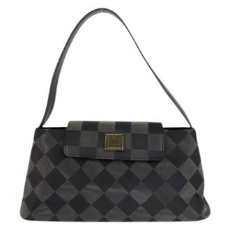 Givenchy Pre-owned Shoulder Bags, female, Black, Size: ONE SIZE Pre-owned Nylon Leather 2way Bag