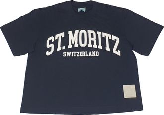 Bally 6302886 Mens Black St. Moritz 100% Cotton T-Shirt