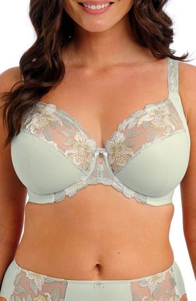 Fantasie Magdalena Underwire Side Support Bra in Vintage Green at Nordstrom, Size 30Ff
