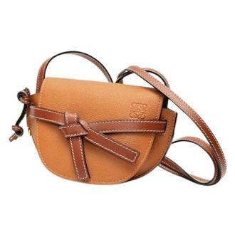 Loewe Pre-owned Cross Body Bags, female, Brown, Size: ONE SIZE Pre-owned Shoulder bag