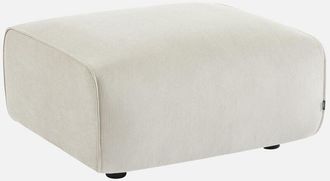 Sweeek Sweeek - Pouf, poggiapiedi per divano Wallas velluto a coste, 2 posti