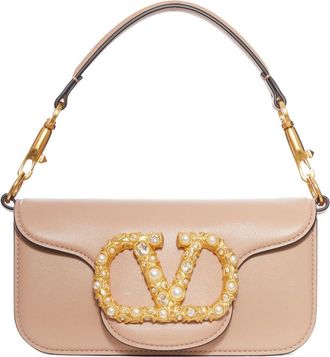 Valentino Garavani Locò Small Leather Shoulder Bag