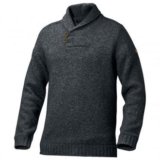 Fj&auml;llr&auml;ven Lada Sweater Wollpullover f&uuml;r Herren | blau