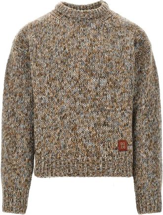 Dsquared2 Maglione in maglia moulin&eacute; - - Knitwear - Uomo - Beige - M
