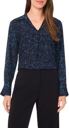 Halogen Collared Top in Rich Black at Nordstrom Rack, Size Xx-Large