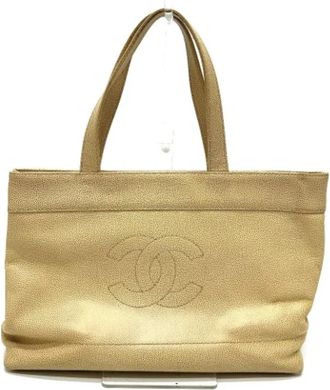 Chanel Pre-owned Leather chanel-bags - Dames - Vintage Shopper - Beige - ONE Size - Vintage