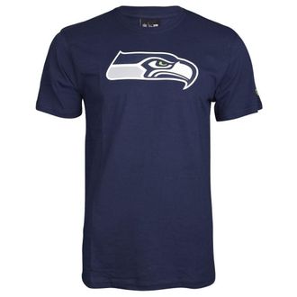 New Era Seattle Seahawks NFL Team Logo Blue T-Shirt