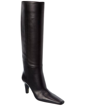 Saint Laurent Jill 75 Leather Knee-High Boot