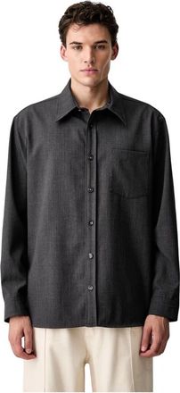 A.P.C. Casual Shirts - Heren - Casual Overhemden - Grijs - L - Overhemden
