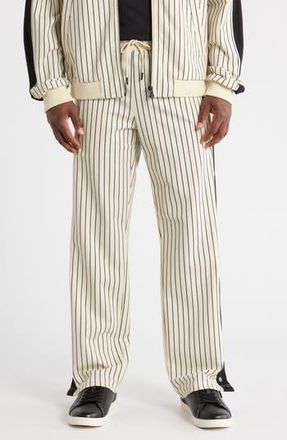 Les Deux Yale Stripe Track Pants in Ivory/Black at Nordstrom Rack, Size Medium