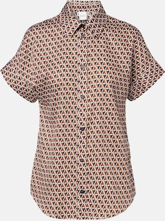 Max Mara Crea printed cotton shirt
