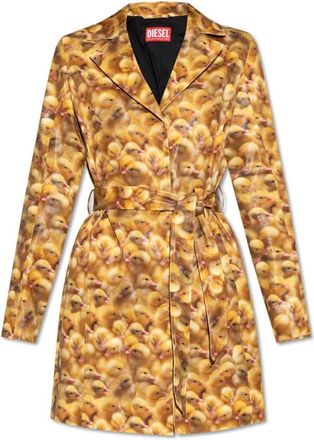 Diesel Donna, Cappotti, Giallo, XS, new