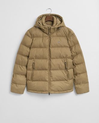 GANT Steppjacke GANT ACTIVE CLOUD JACKET, Herren, Gr. 4XL, light taupe, Web, Obermaterial: 100% Polyester. Futter: 100% Polyamid. Wattierung: 100% Polyeste