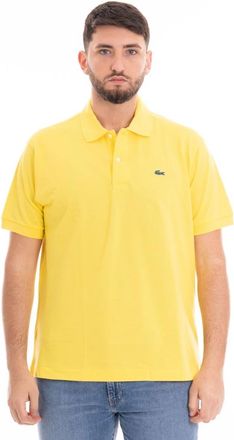 Lacoste M Polo Manica Corta - Heren - Polos - Geel - L - Tops