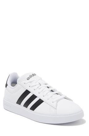 adidas Grand Court 2.0 Sneaker in Ftwr White /Black /White at Nordstrom Rack, Size 10.5