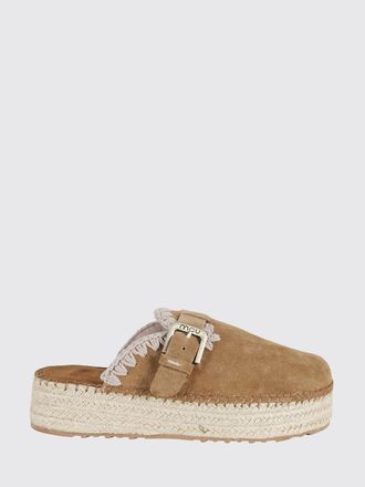 Mou Clogs Jute Mou in camoscio