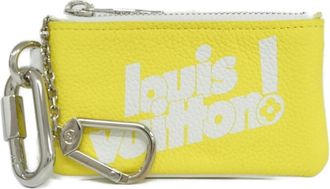 Louis Vuitton Yellow Leather Coin Purse/Coin Case (Pre-Owned)