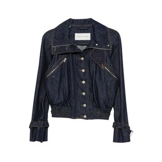 Dries Van Noten Dames, Jassen, Blauw, Maat: XS Denim