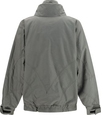 The Attico Womens High-Neck Bomber With Zips 700 Jacket