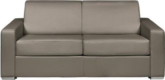 VENTE-UNIQUE.COM Sof&aacute; cama 100% piel 3 plazas topo 194x223cm