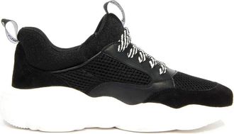 Moschino Teddy Couture Beer Mix Zwarte Schoenen - Dames - Sneakers - Zwart - 37 EU - Leer - Schoenen