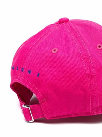 Marni M00474K_M00J20M330 Logo Cotton Beanie - Pink