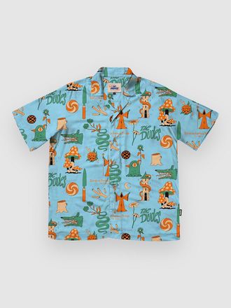 THE DUDES European Fantasy Blue Hawaiian Camisa estampado