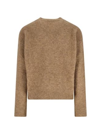 Ami Mens Ami Sweaters Brown Alpaca