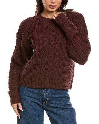 Splendid Celeste Cable Wool-Blend Sweater