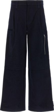 Ami Blue Loose Cargos Pants