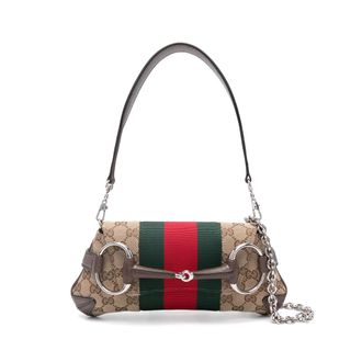 Gucci Small Horsebit Chain Shoulder Bag