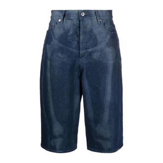 Off-white Body Scan Denim Shorts - Heren - Korte broeken - Blauw - Maat: W31 Denim