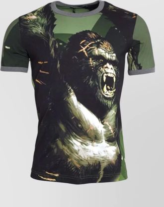 Dolce & Gabbana cotton gorilla print short-sleeve t-shirt