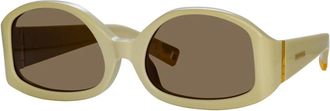 Jacquemus Dames, Accessoires, Beige, Maat: 55 MM