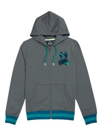 Psycho Bunny Howgate hoodie - men - Cotton - M - Grey