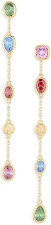 Swarovski Imber Mixed Cut Cubic Zirconia Drop Earrings in Multi/gold at Nordstrom