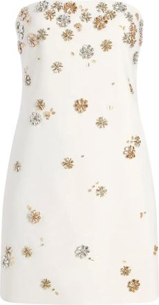 Cinq &agrave; Sept Abito Samia senza spalline - Bianco