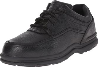 Rockport Works Rk6761 Mens Five Eye Tie Casual Moc Toe Oxford Work Shoe Black Safety, 10 UK