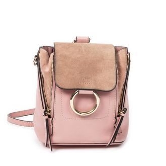 Chloé Pre-owned Womens Small Faye Backpack - Pink - One Size