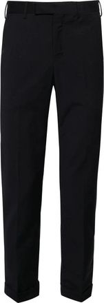 Pantaloni Torino Asmaz 00Cl 1 Broeken - Heren - Nette broeken - Blauw - L - Wol - Broeken
