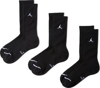 Nike Jordan Air Jordan Everyday Crew Socks (3 Pairs) Black IR6319-010