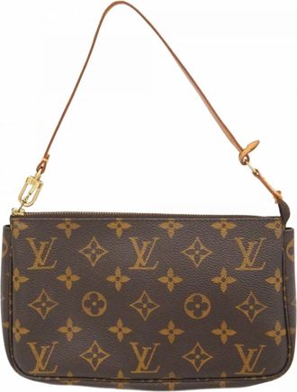 Louis Vuitton Brown Pouch (Pre-Owned)