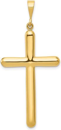 Diamond2Deal 10k Yellow Gold Cross Pendant