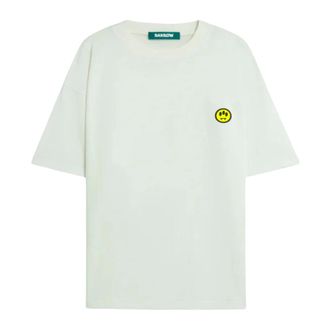 Barrow T-Shirts, male, White, Size: S Short Sleeve T-Shirt